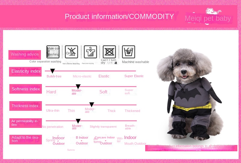 The playful panda costume — product detail 3