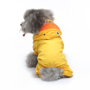 Duck-detail rainy-day coat — LIWAVE pet collection